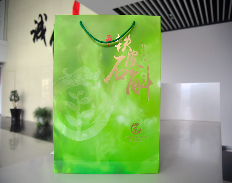 鐵皮石斛手提袋印刷 商務印刷